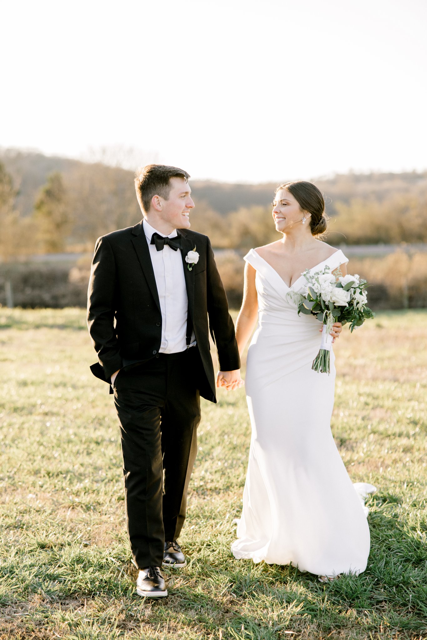 bride and groom portrait wedding lilly creek farms